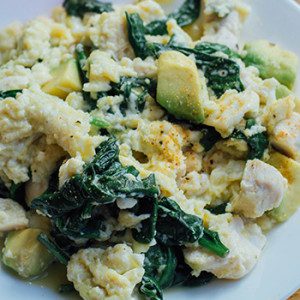 Chicken-and-Spinach-Scramble-with-Avocado-300x150